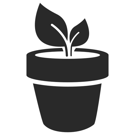 contenedor de plantas icono gratis