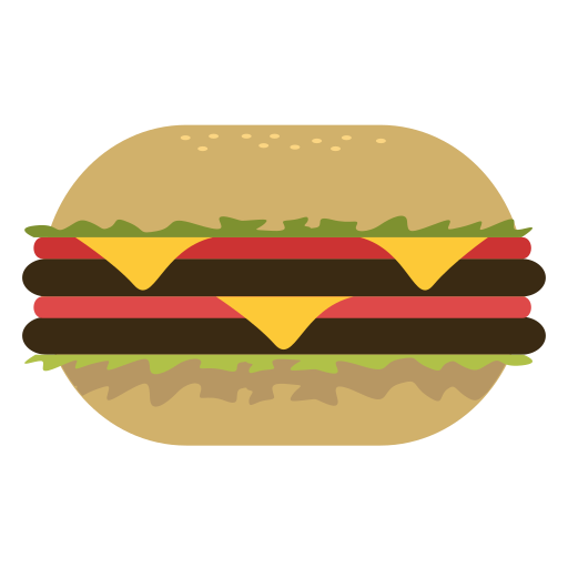 rey hamburguesa icono gratis