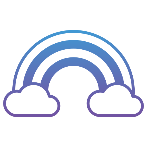 arcoíris icono gratis