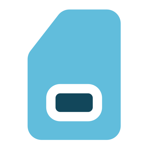 Sim card free icon