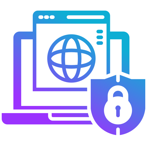 la seguridad cibernética icono gratis