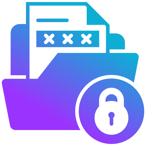 datos cifrados icono gratis