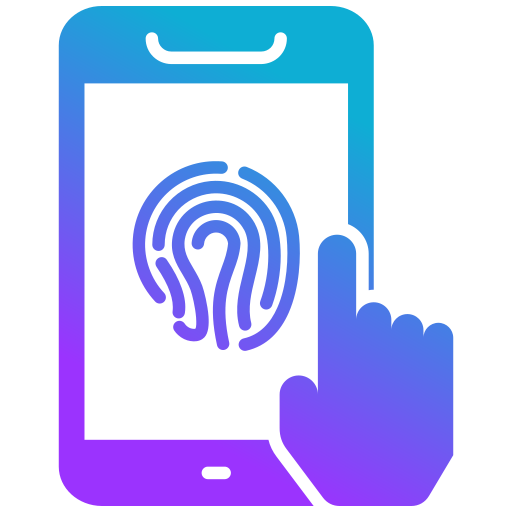 huella dactilar icono gratis