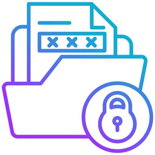 datos cifrados icono gratis