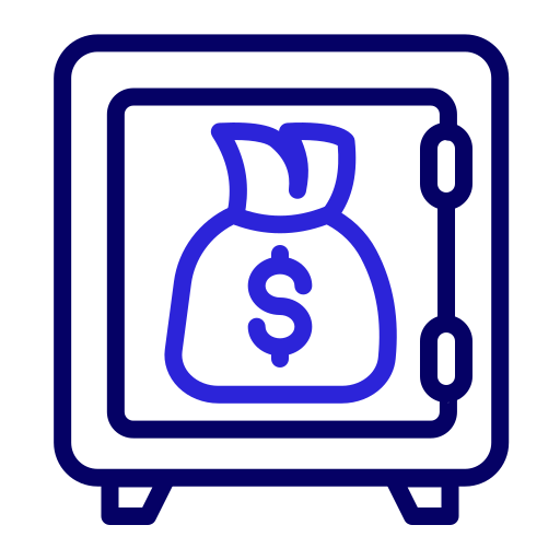 caja fuerte icono gratis