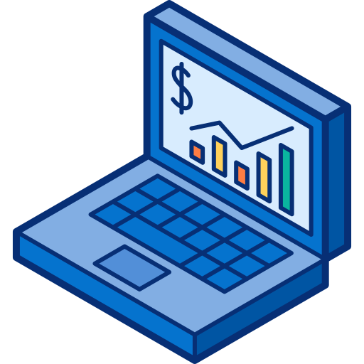 analyse financière Icône gratuit