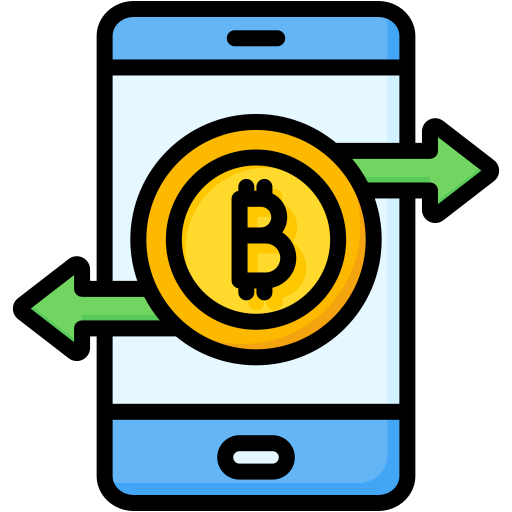 pago bitcoins icono gratis