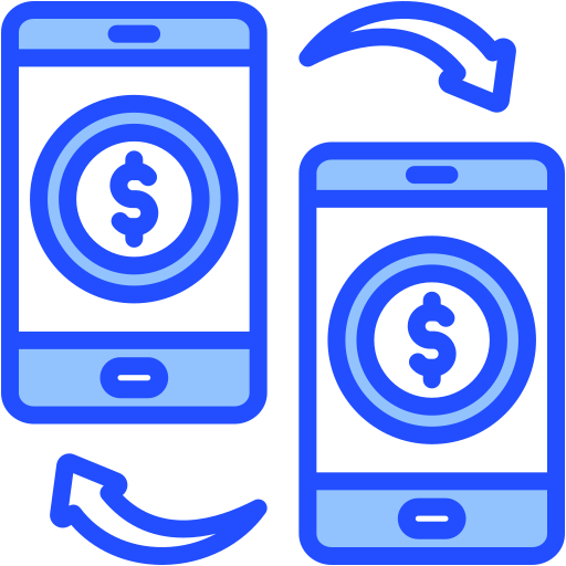 전자 이체 무료 아이콘