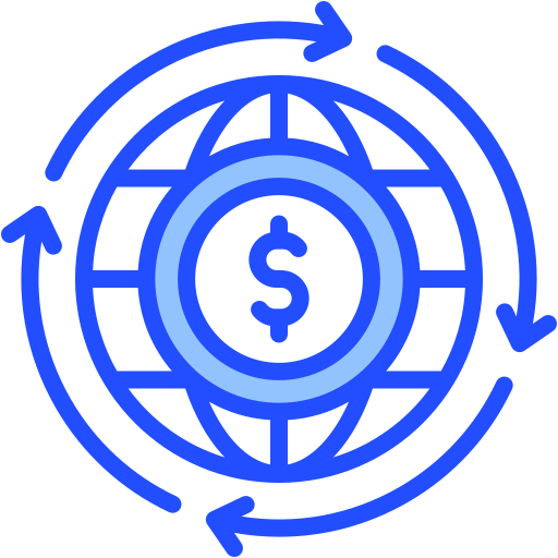 Wire transfer free icon