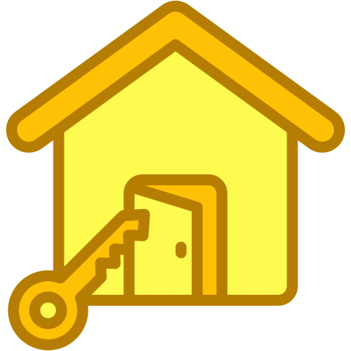 casa abierta icono gratis