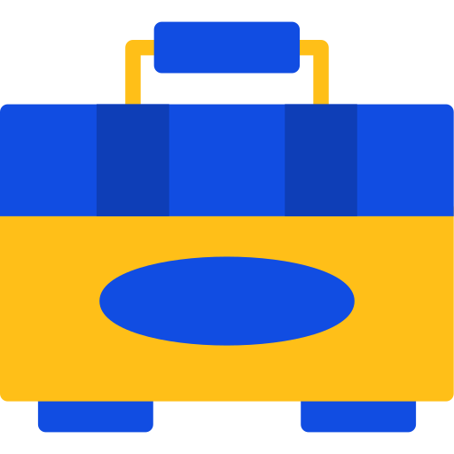 maletín icono gratis