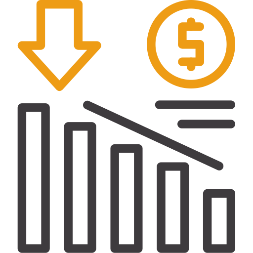 pérdida icono gratis