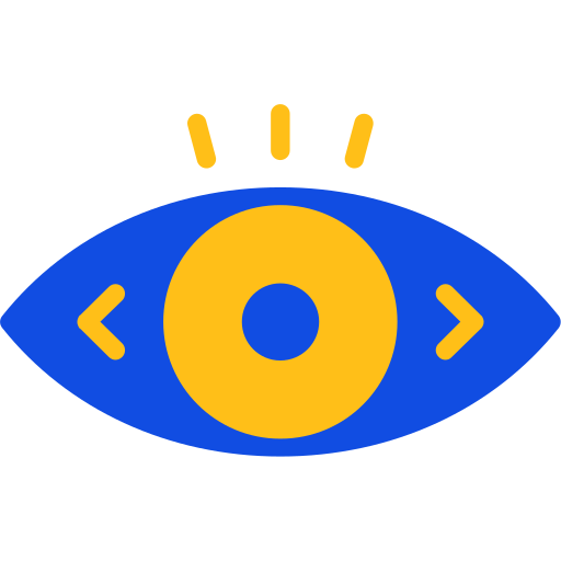 visión icono gratis