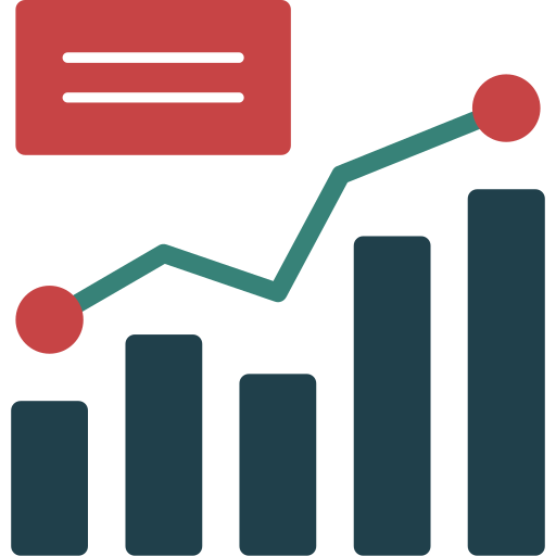 gráfico de barras icono gratis