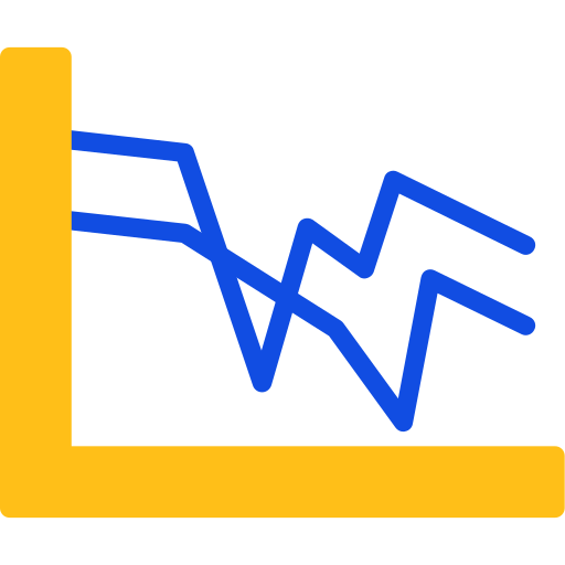 gráfico de linha grátis ícone gráfico de linha grátis ícone