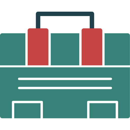 maletín icono gratis