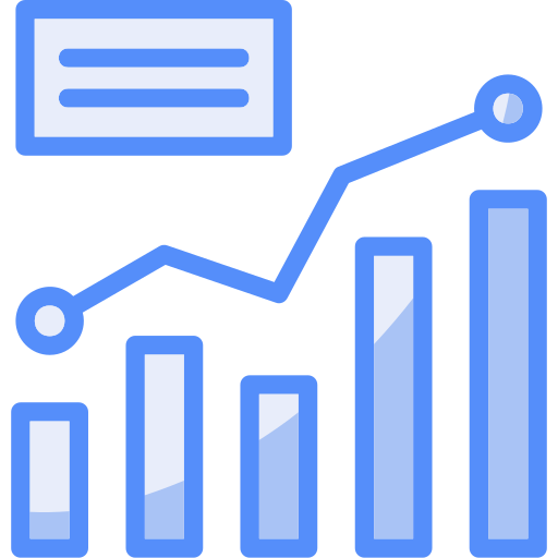 gráfico de barras icono gratis