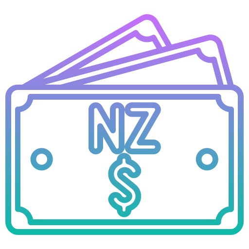 dólar da nova zelândia grátis ícone dólar da nova zelândia grátis ícone