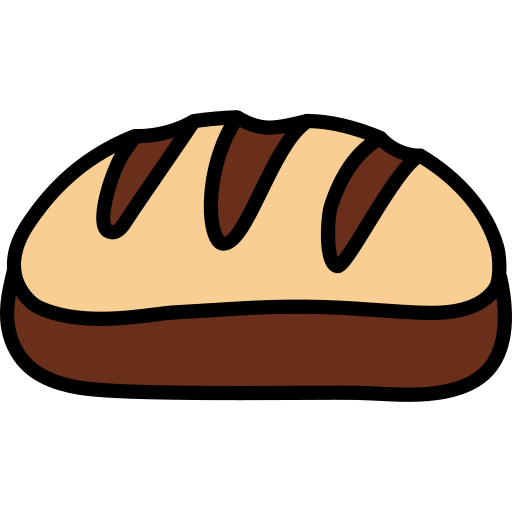 pan de centeno icono gratis