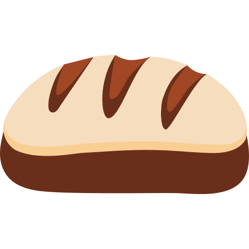 pan de centeno icono gratis