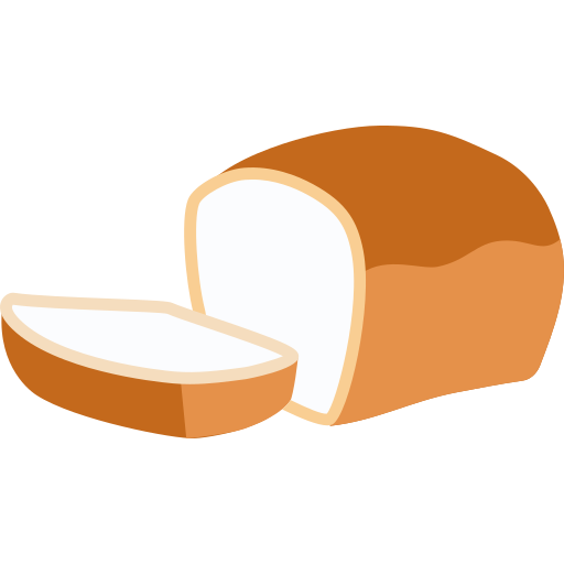 pan blanco icono gratis