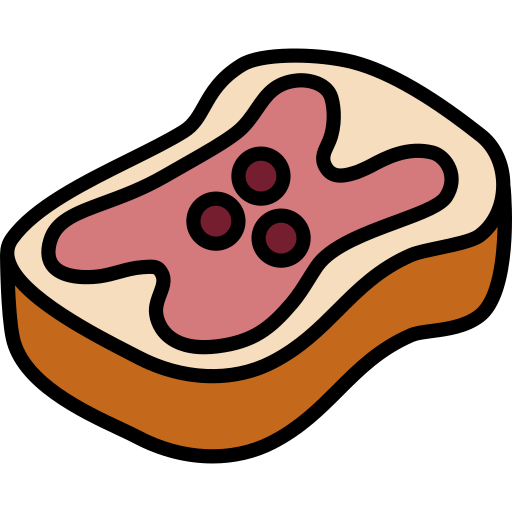 tostada icono gratis