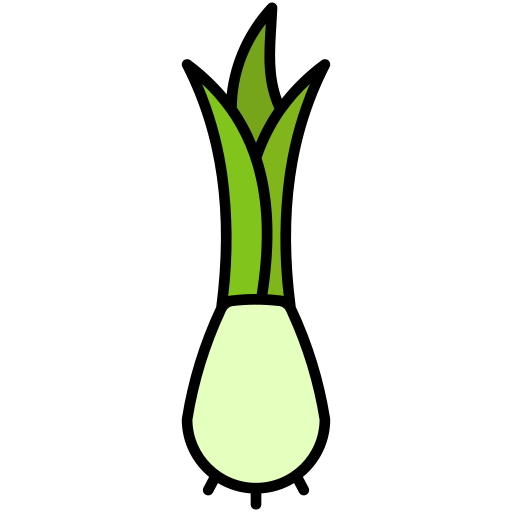 puerro icono gratis