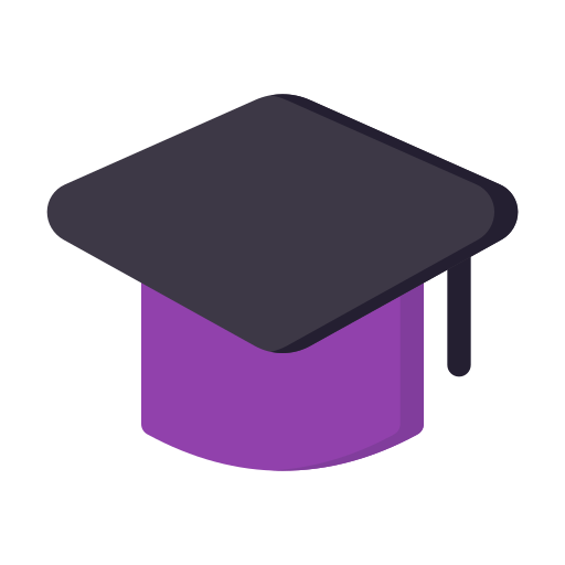 gorro de graduación icono gratis