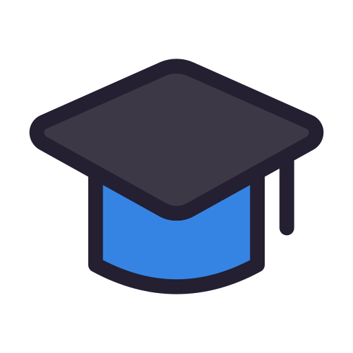 gorro de graduación icono gratis