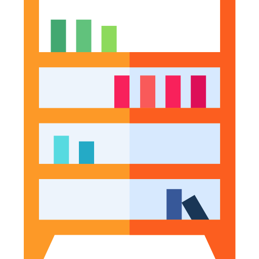 Книжная полка бесплатно иконка