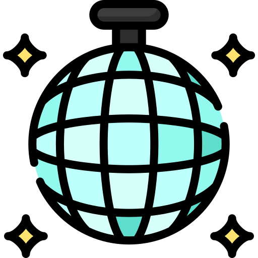 boule disco Icône gratuit boule disco Icône gratuit