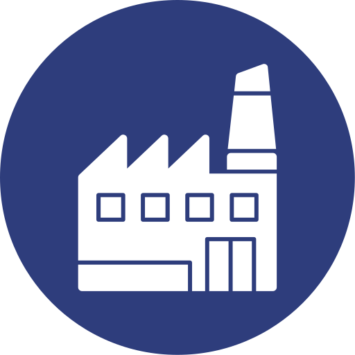 Manufacturing plant free icon Manufacturing plant free icon