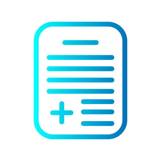rapport médical Icône gratuit