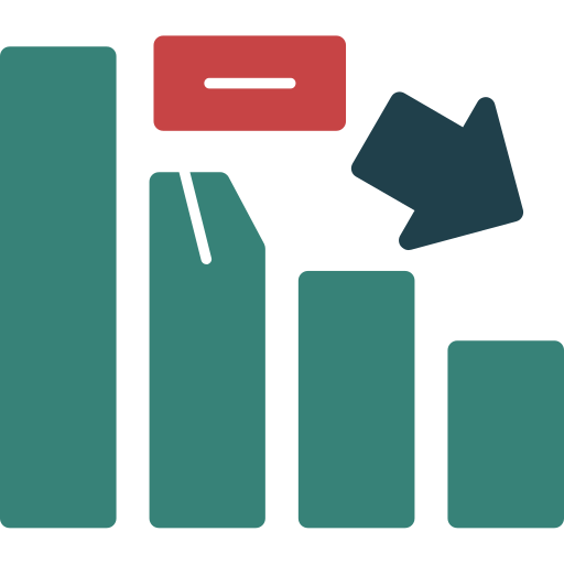 pérdida icono gratis