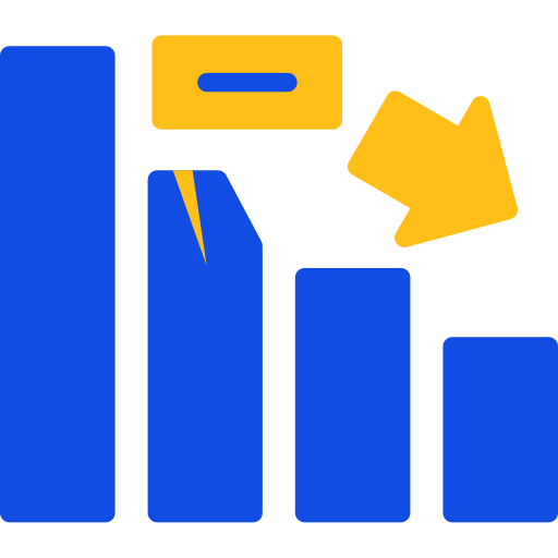 pérdida icono gratis