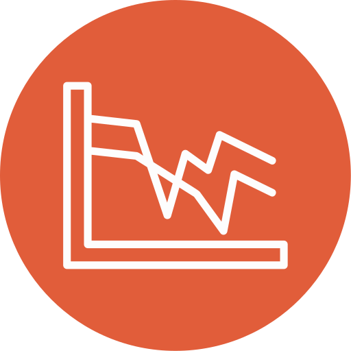 gráfico de linha grátis ícone gráfico de linha grátis ícone