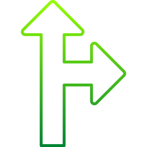 parte superior derecha icono gratis