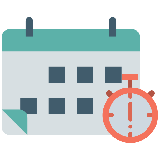 Deadline - Free time and date icons