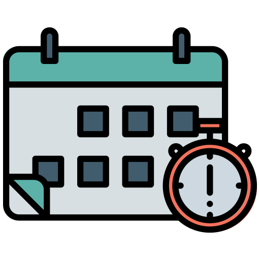 Deadline - Free time and date icons