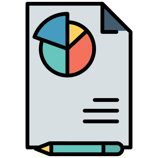 informe de datos icono gratis