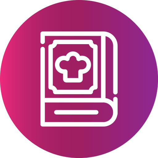 libro de cocina icono gratis