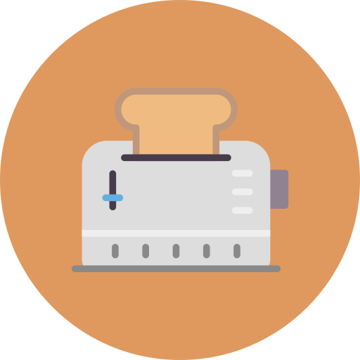 tostadora icono gratis