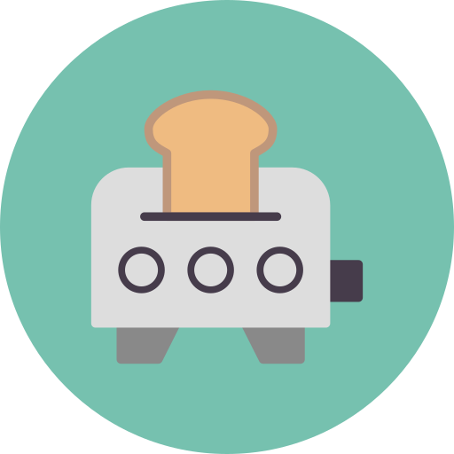 tostadora icono gratis