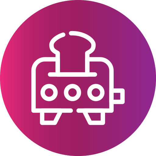 tostadora icono gratis