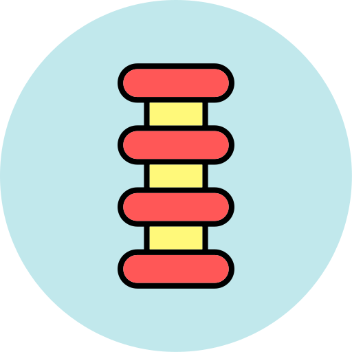 columna vertebral icono gratis