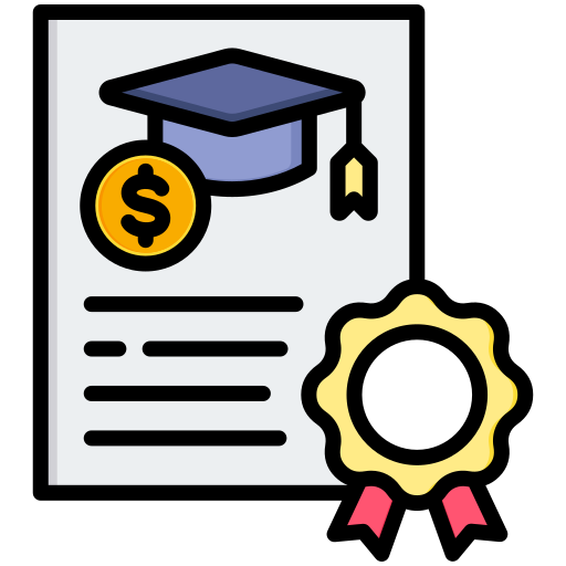 certificado icono gratis