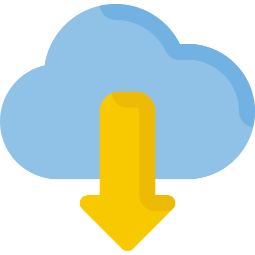 servicio de almacenamiento en la nube icono gratis