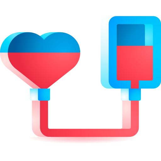 donando sangre icono gratis