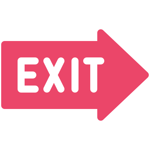 Exit - Free arrows icons