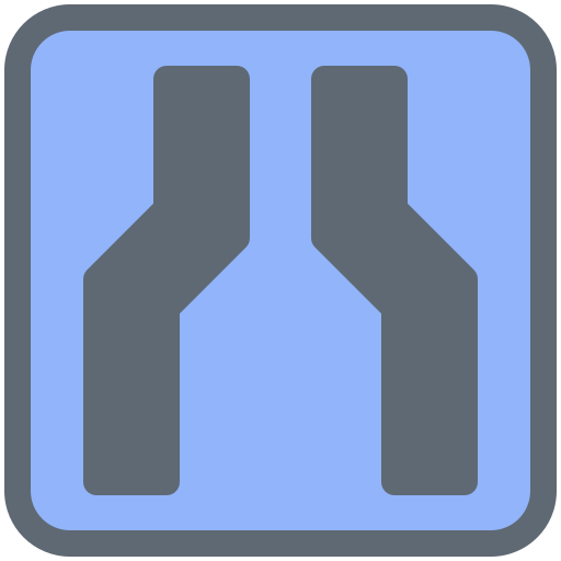 enge straße kostenlos Icon enge straße kostenlos Icon